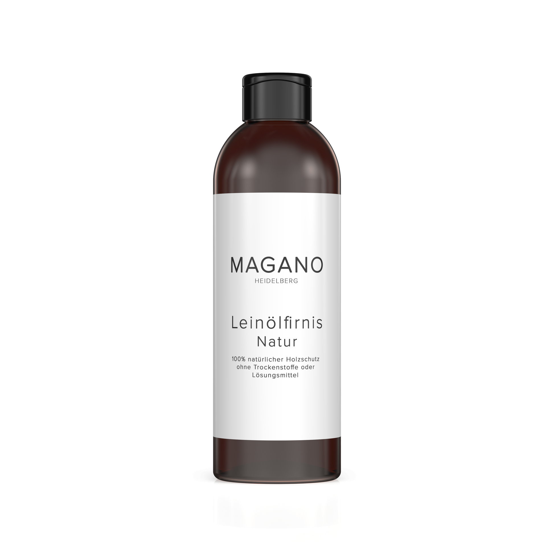 MAGANO Leinölfirnis Natur 250ml – dreifach gekochtes Leinöl für tiefe Holzpflege, ohne Lösemittel, Made in Germany
